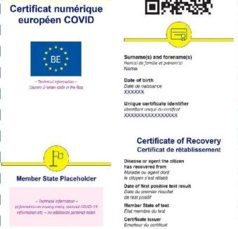 Certificat verde electronic UE în format digital și pe suport de hârtie de la 1 iulie Certificat verde electronic UE în format digital și pe suport de hârtie de la 1 iulie