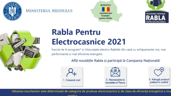 Vouchere din „Rabla pentru Electrocasnice”, vândute pe site-uri de mica publicitate