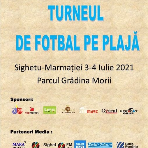 Turneu de fotbal pe plajă în premieră la Sighetu Marmației Turneu de fotbal pe plajă în premieră la Sighetu Marmației