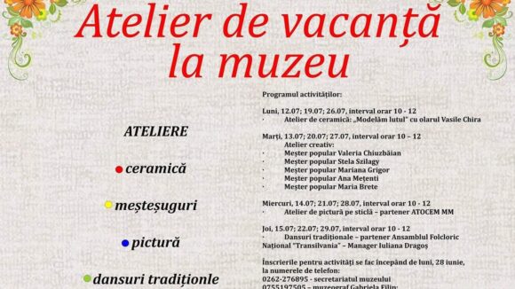 Ateliere de vacanță în satul de pe deal