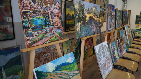Video | Viața artistică în Baia Sprie, în tabăra de creație iulie 2021