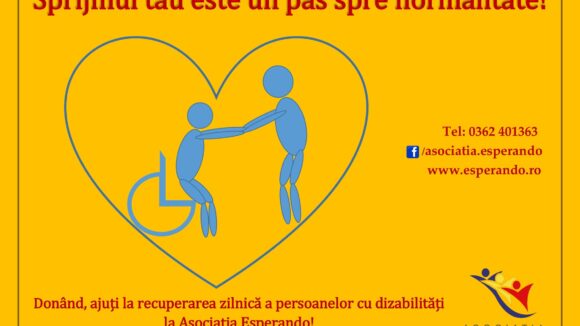 Campania “Sprijinul tău este un pas spre normalitate” a ajuns la final de an