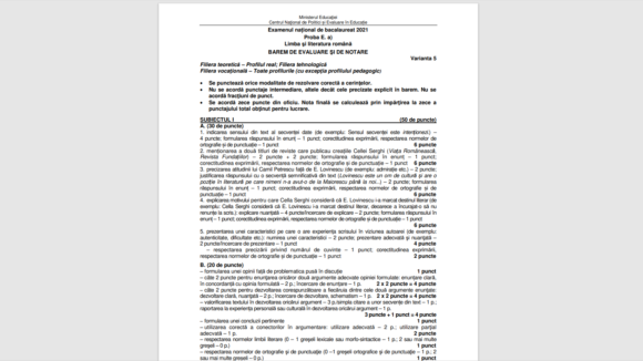 103 candidați din județul Maramureș au lipsit de la prima probă a examenului de Bacalaureat din sesiunea august-septembrie