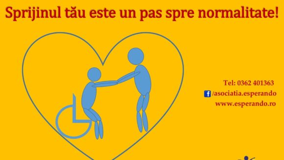 Asociația Esperando continuă strângerea de fonduri în cadrul campaniei “Sprijinul tău este un pas spre normalitate”