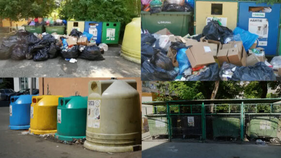 Video | Containerele cu deșeuri azi, 15 august în Baia Mare- în unele locuri da, în altele nu