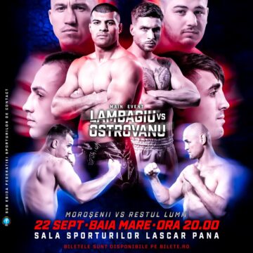 Video | Băimăreanul Florin Cardoș revine în ring pe 22 septembrie. Cine mai luptă în gala Dynamite Fighting Show