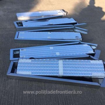 Video | Zeci de mii de pachete de țigări de contrabandă confiscate. S-au tras și focuri de armă
