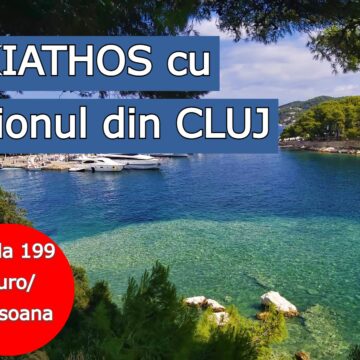 Skiathos de la 199 euro/persoana cu avionul din Cluj Skiathos de la 199 euro/persoana cu avionul din Cluj