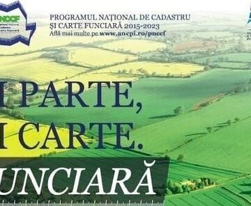ANCPI oferă finanțare pentru noi categorii de imobile în cadrul Programului național de cadastru și carte funciară