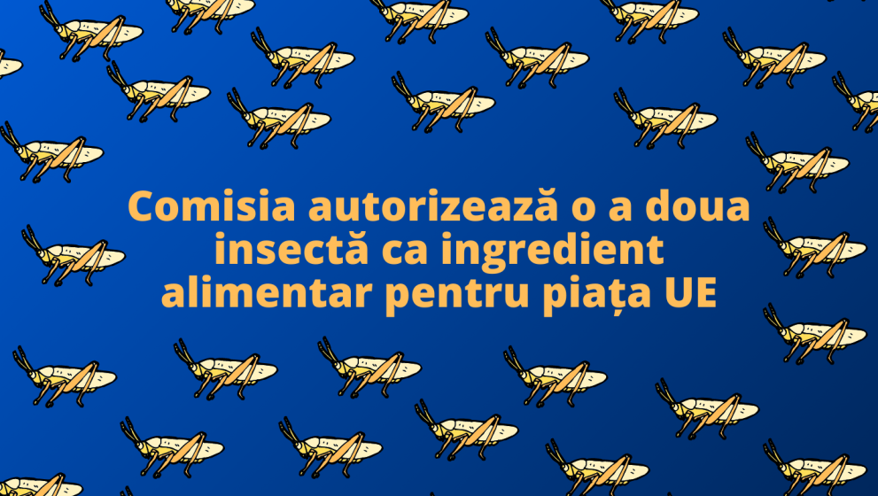 Comisia autorizează o a doua insectă ca ingredient alimentar pentru piața UE