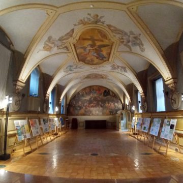 Desenele copiilor din Sighetu Marmației într-o expoziție la Parlamentul italian