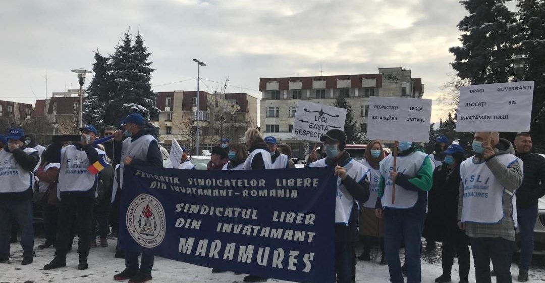 Membrii Sindicatului Liber din Învățământ Maramureș vor face miercuri grevă de avertisment