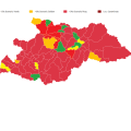 79% din localitățile județului Maramureș sunt în zona roșie, rata de incidență a ajuns la 7,69 la 1000 de locuitori
