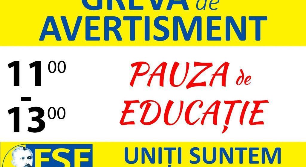 Salariații din învățământ – membri de sindicat  Spiru Haret Maramureş – vor intra în grevă de avertisment miercuri, 19 ianuarie 2022