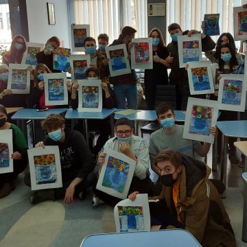 Arta de a citi un tablou – workshop de pictură la Colegiul Tehnic ”George Barițiu”, proiect pilot al Muzeului Județean de Artă