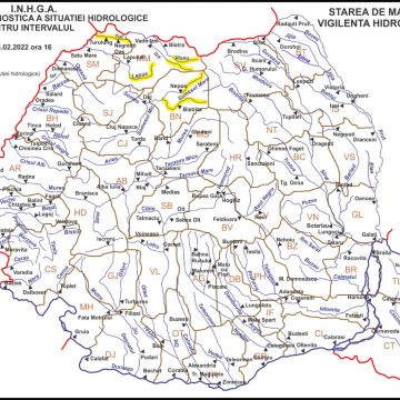 Atenționare cod galben de fenomene hidrologice periculoase