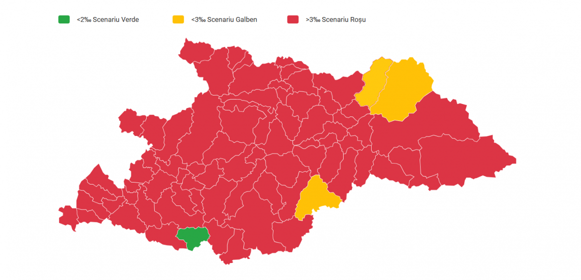 387 cazuri noi de îmbolnăvire cu coronavirus în Maramureș, rata de incidență este 15,36 cazuri la 1000 de locuitori