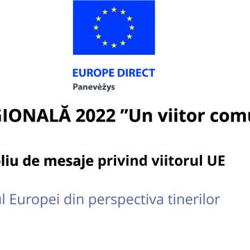 Viitorul Europei din perspectiva tinerilor, portofoliu de mesaje la nivel interregional