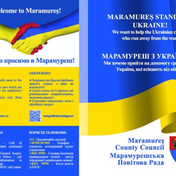 Consiliul Județean Maramureș pune la dispoziția cetățenilor ucraineni un pliant cu informații utile