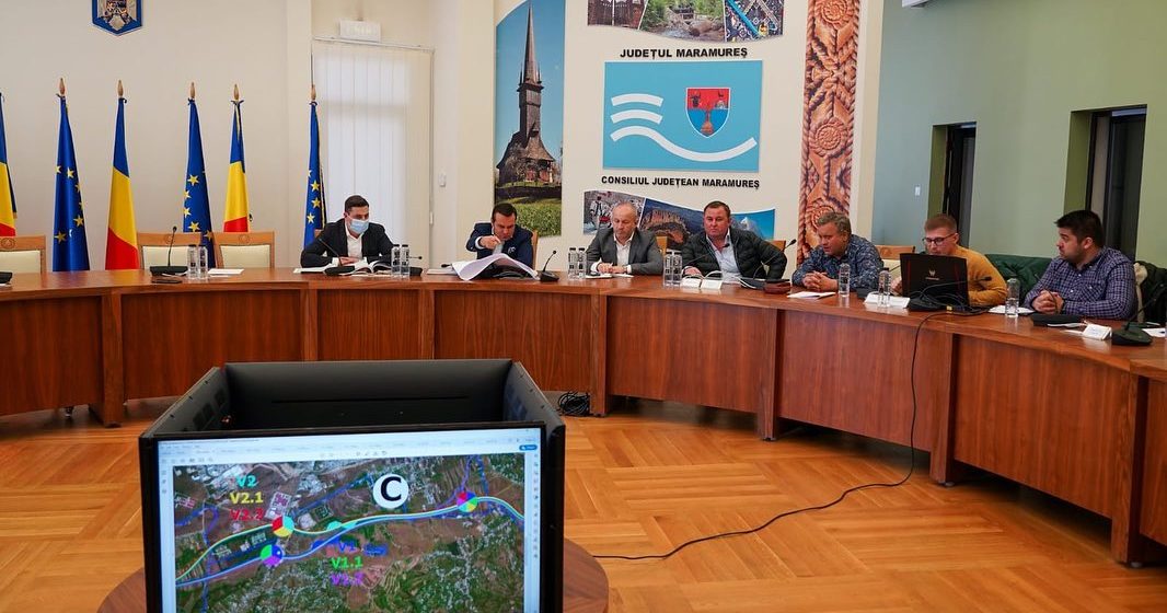 Ionel Bogdan: Întâlnire cu proiectanții care lucrează la studiile pentru varianta de ocolire a municipiului Baia Mare și cu executivul Primăriei