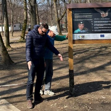 În Parcul Regina Maria din Baia Mare s-a început montarea de adăposturi artificiale pentru lilieci