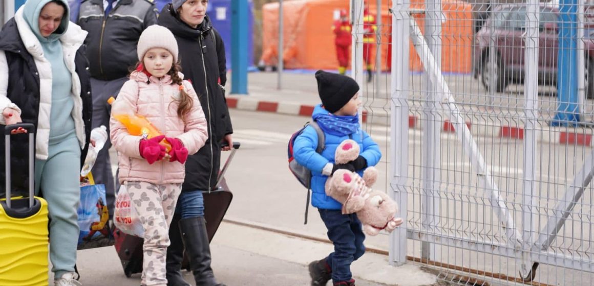 Locații de distribuție a ajutoarelor în Baia Mare pentru refugiații din Ucraina