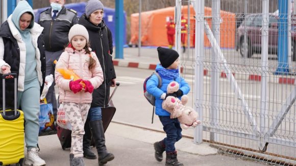 Locații de distribuție a ajutoarelor în Baia Mare pentru refugiații din Ucraina