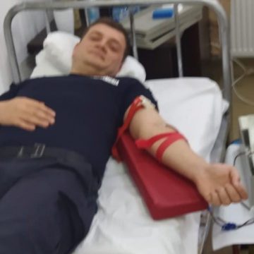 Jandarmii maramureșeni continuă să doneze sânge Jandarmii maramureșeni continuă să doneze sânge