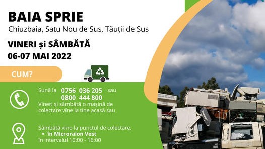 ADI Deșeuri: Campanie de colectare deșeuri electrice în Baia Sprie