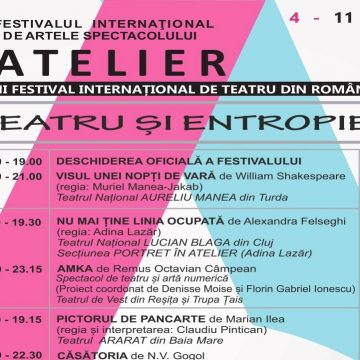 Festivalul Internațional de Teatru ”Atelier” la 30 de ani de la prima ediție
