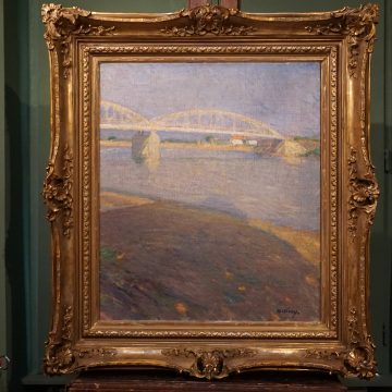 Video | La Muzeul Județean de Artă «Centrul Artistic Baia Mare» a avut loc prezentarea  lucrării lui Hollósy Simon ”Podul peste Tisa de la Teceu”