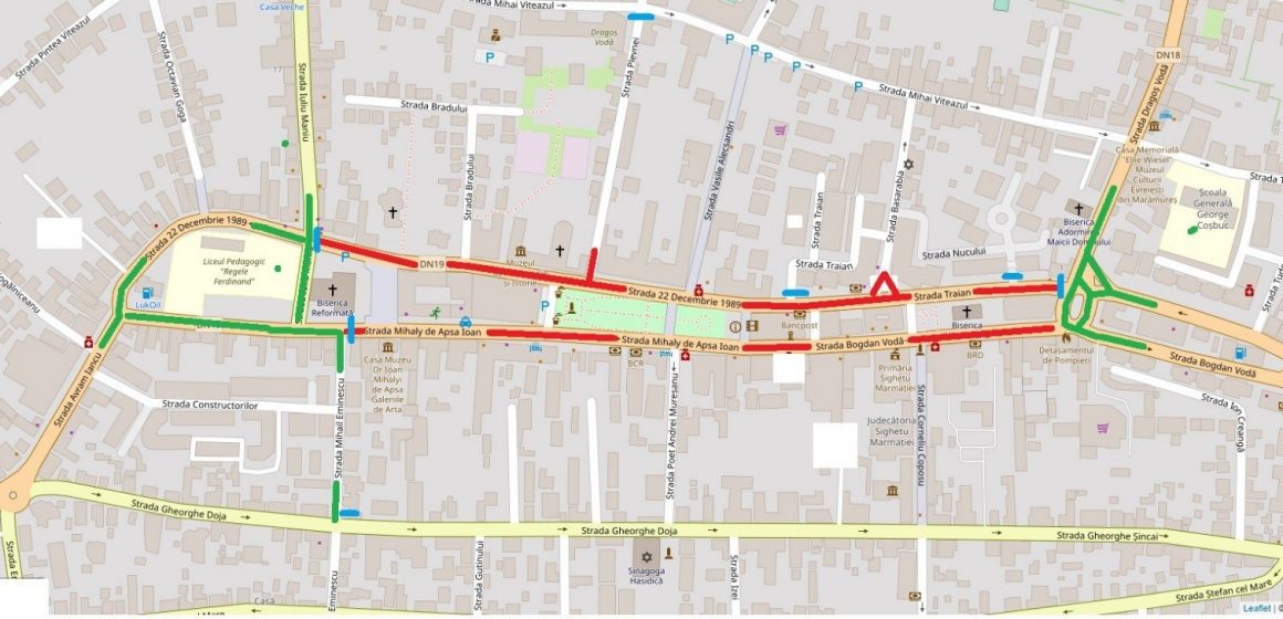 ANUNȚ: Restricții de circulație, sâmbătă, în Sighetu Marmației