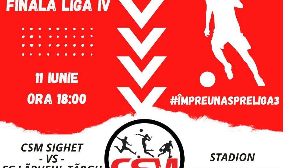 LIGA IV: CSM Sighet joacă sâmbătă cu Lăpușul-Târgu Lăpus