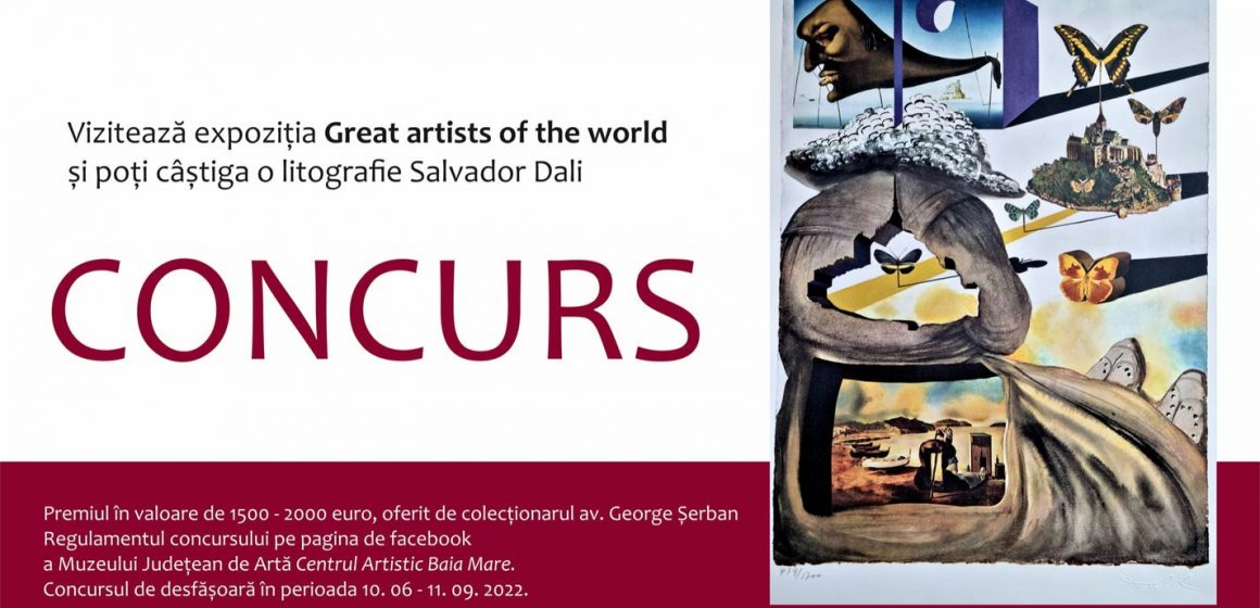 Vizitează și câștigă o litografie Salvador Dali Vizitează și câștigă o litografie Salvador Dali
