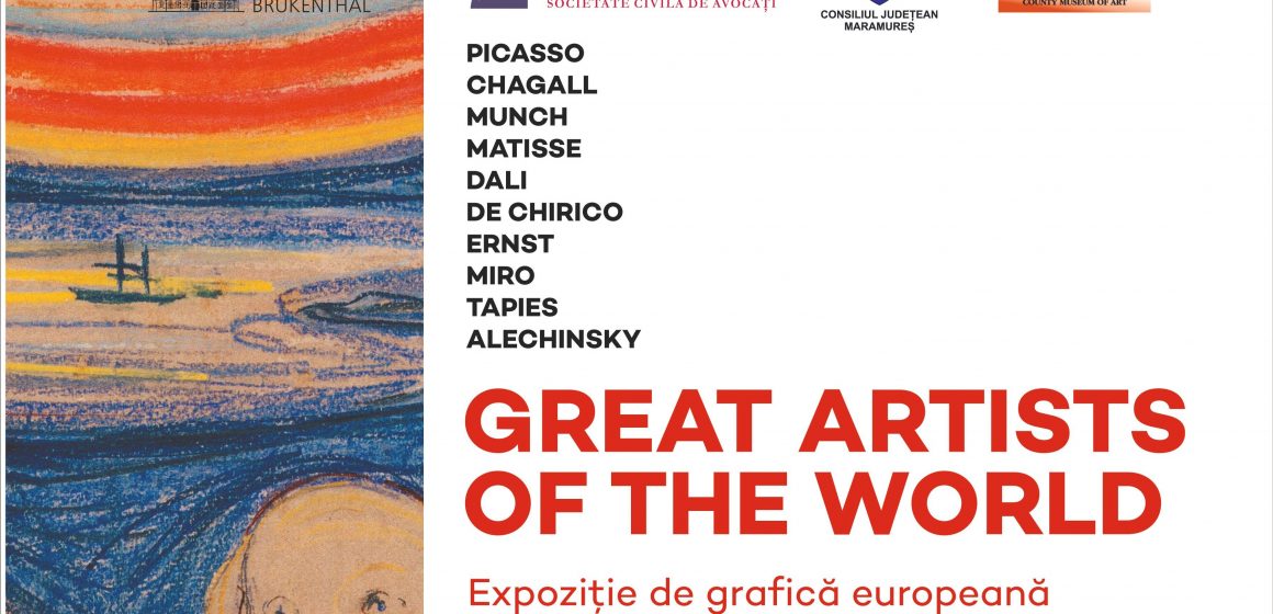 Expoziție de grafică europeană ”Great Artists of the World”