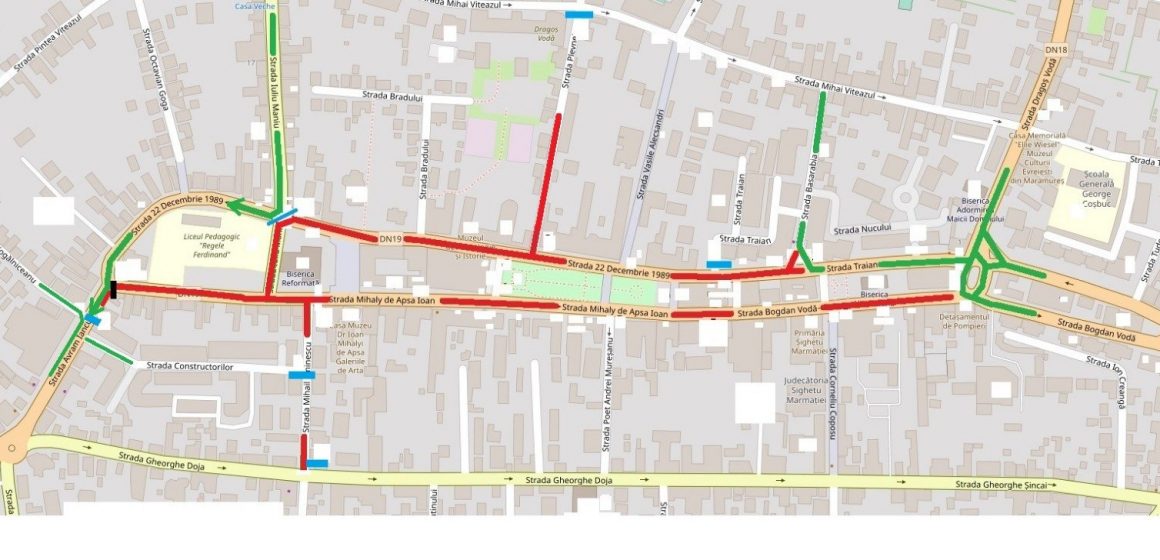 Trafic restricționat la Sighet Trafic restricționat la Sighet
