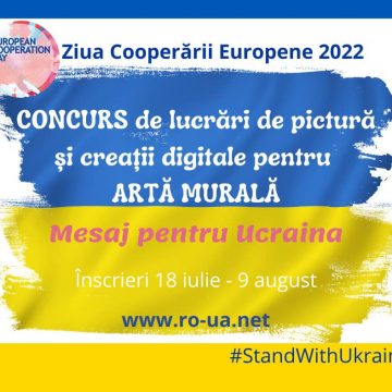 Mesaj pentru Ucraina – concurs de lucrări pentru artă murală