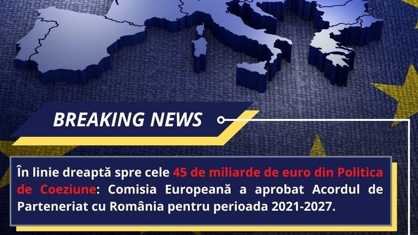 Călin Bota, PNL: Investiții de 45 de miliarde de euro alocate prin Politica de Coeziune Călin Bota, PNL: Investiții de 45 de miliarde de euro alocate prin Politica de Coeziune