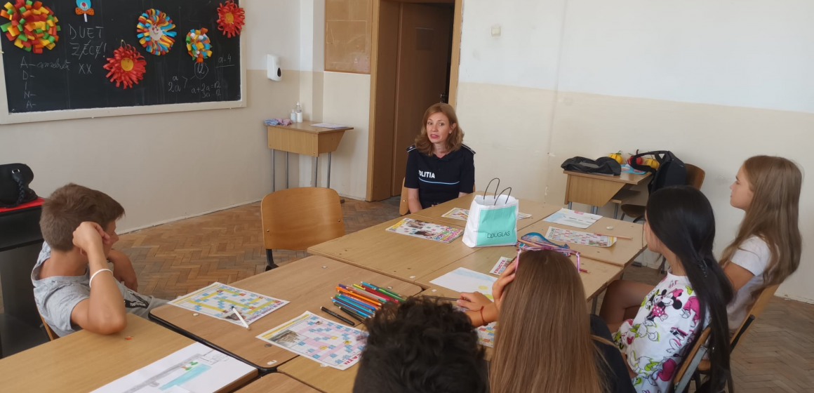 La discuții cu polițiștii