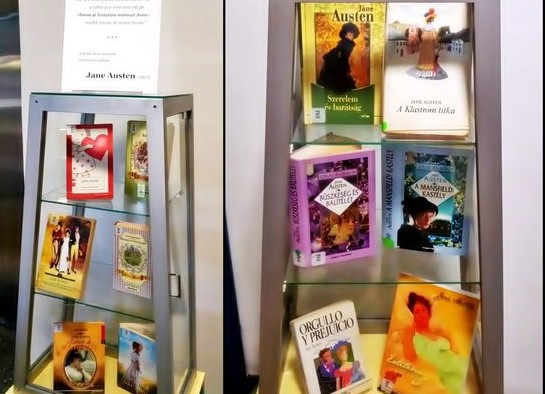 Vitrină de carte Jane Austen Vitrină de carte Jane Austen