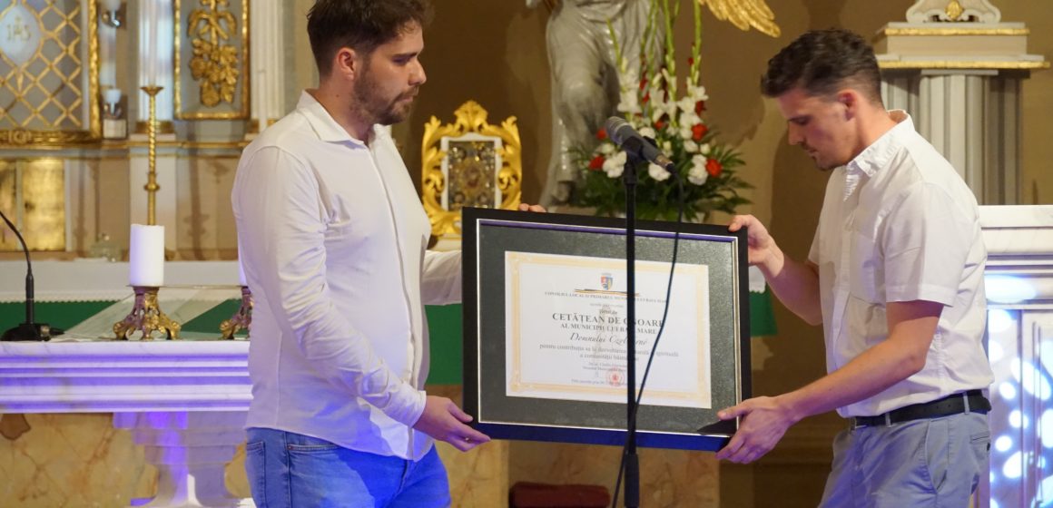 Video | A fost înmânat titlul de Cetățean de Onoare al Municipiului Baia Mare post-mortem familiei cantorului Czol Ernő