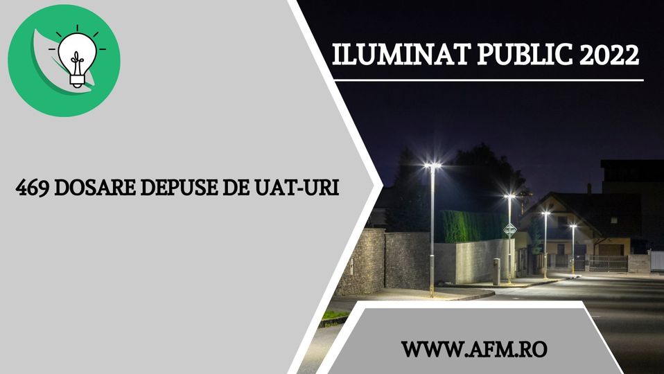 Fonduri epuizate în șapte minute după lansarea Programului Iluminat Public 2022 Fonduri epuizate în șapte minute după lansarea Programului Iluminat Public 2022