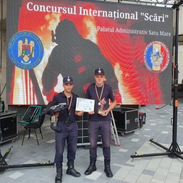 Reprezentanții ISU Maramureș pe podium la Concursul Internațional de scări