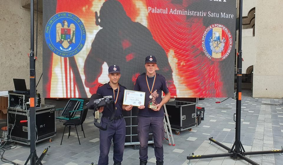 Reprezentanții ISU Maramureș pe podium la Concursul Internațional de scări