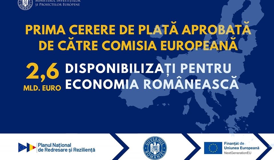 Călin Bota, PNL: Prima tranșă din PNRR, în valoare de 2,6 miliarde euro, a fost aprobată de Comisia Europeană