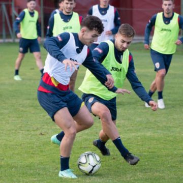 Naționala U20, amical astăzi cu Cehia