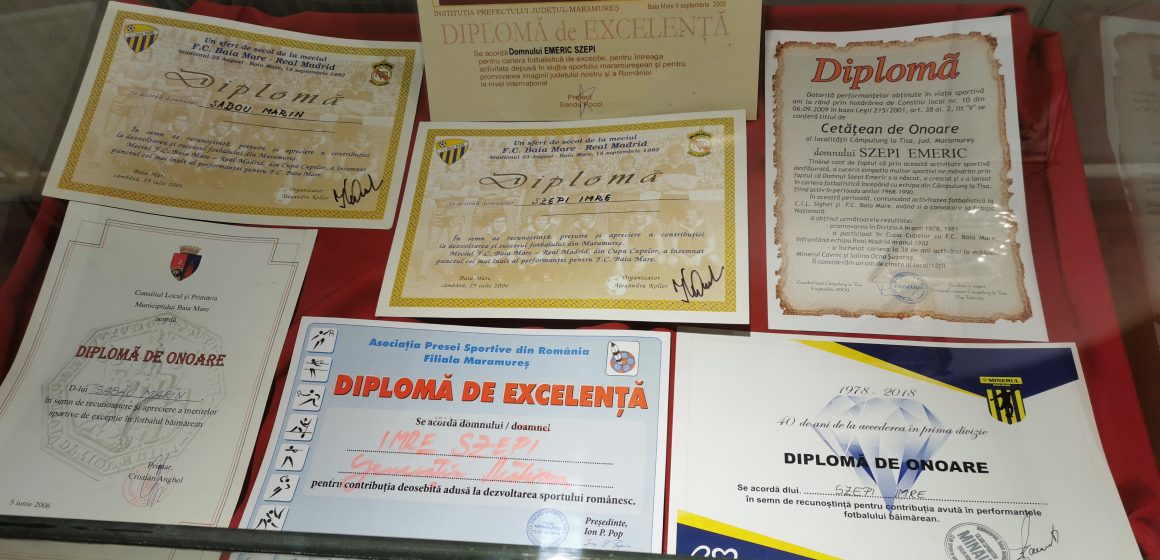 Video | Vernisajul expoziției „40 de ani de la meciul meciurilor: F.C. Baia Mare vs. Real Madrid”