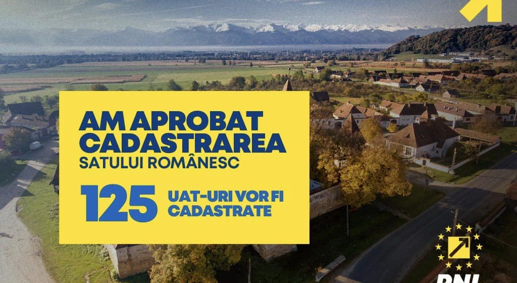 Călin Bota, PNL: 125 de unități administrativ-teritoriale vor fi cadastrate la nivel național Călin Bota, PNL: 125 de unități administrativ-teritoriale vor fi cadastrate la nivel național