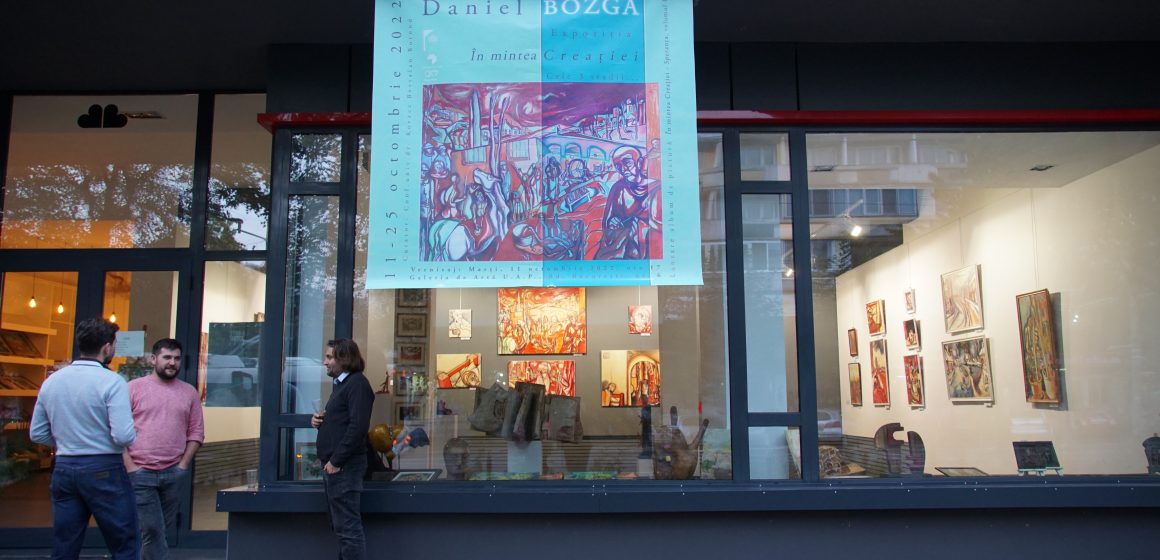Video | Expoziția artistului plastic Daniel Bozga ”În mintea creației”, o oază de lumină și culoare