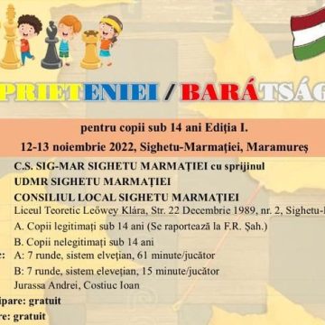 Se organizează prima ediție a Cupei Prieteniei la șah la Sighetu Marmației
